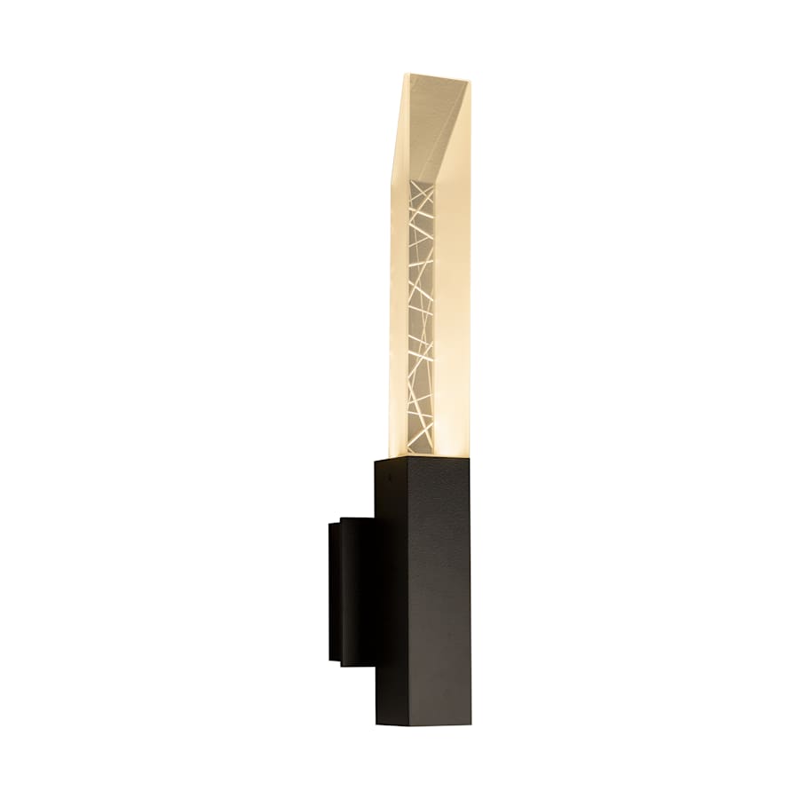 Hubbardton Forge Refraction 2 Light 23" Tall LED Outdoor Wall Sconce