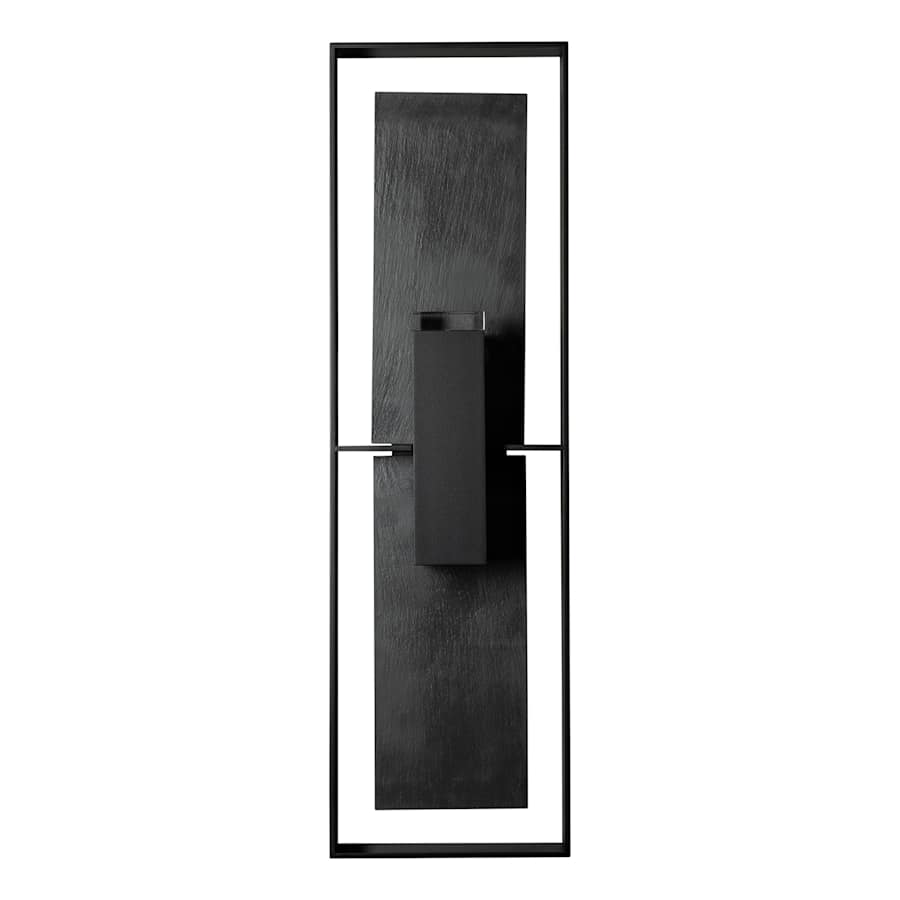 Hubbardton Forge Shadow Box 2 Light 34" Tall Outdoor Wall Sconce