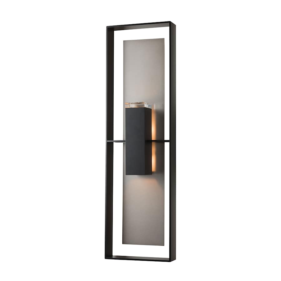 Hubbardton Forge Shadow Box 2 Light 34" Tall Outdoor Wall Sconce