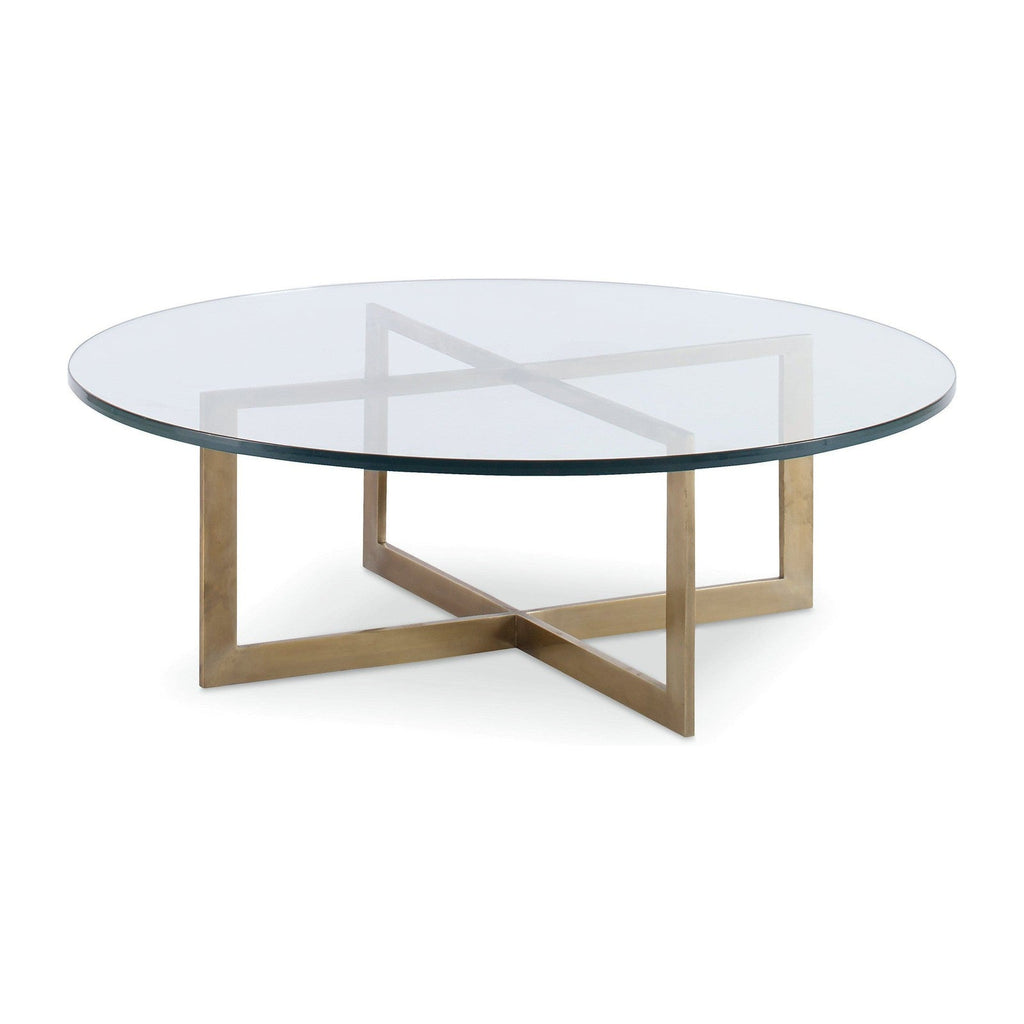 Century Furniture Nest Cocktail Table with Glass Top