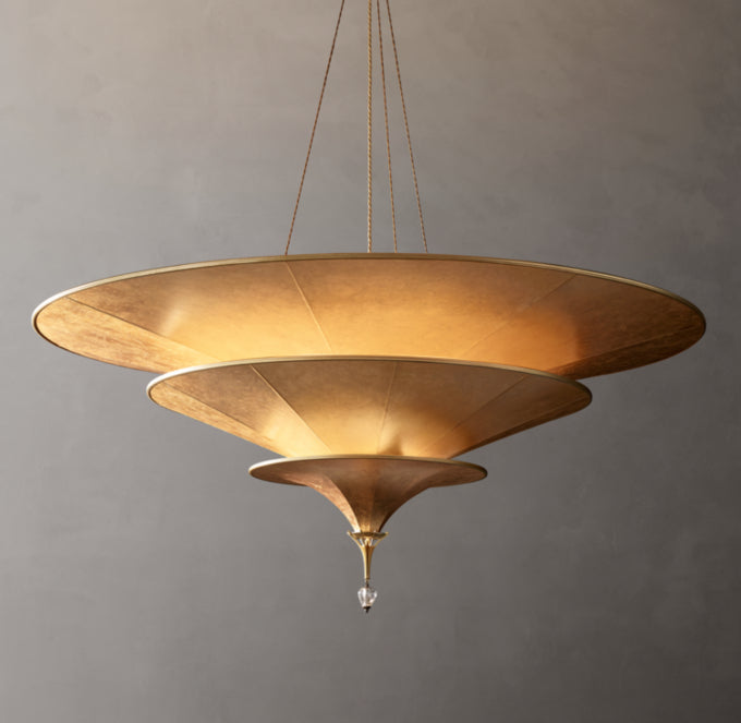 Italian Fiberglass Sail Chandelier