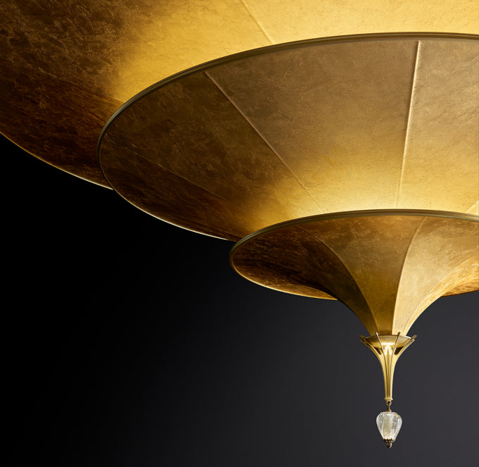 Italian Fiberglass Sail Chandelier