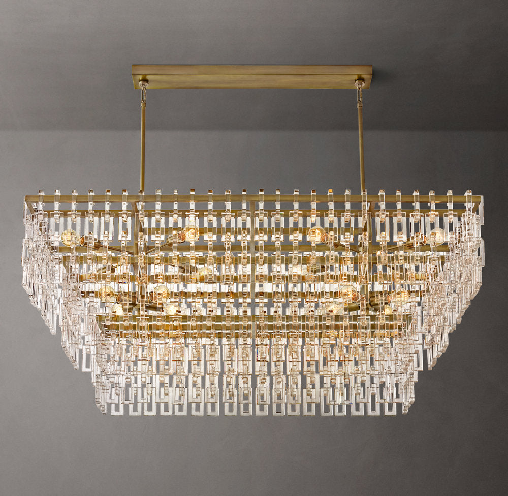 Linked Crystal Terrace Chandelier
