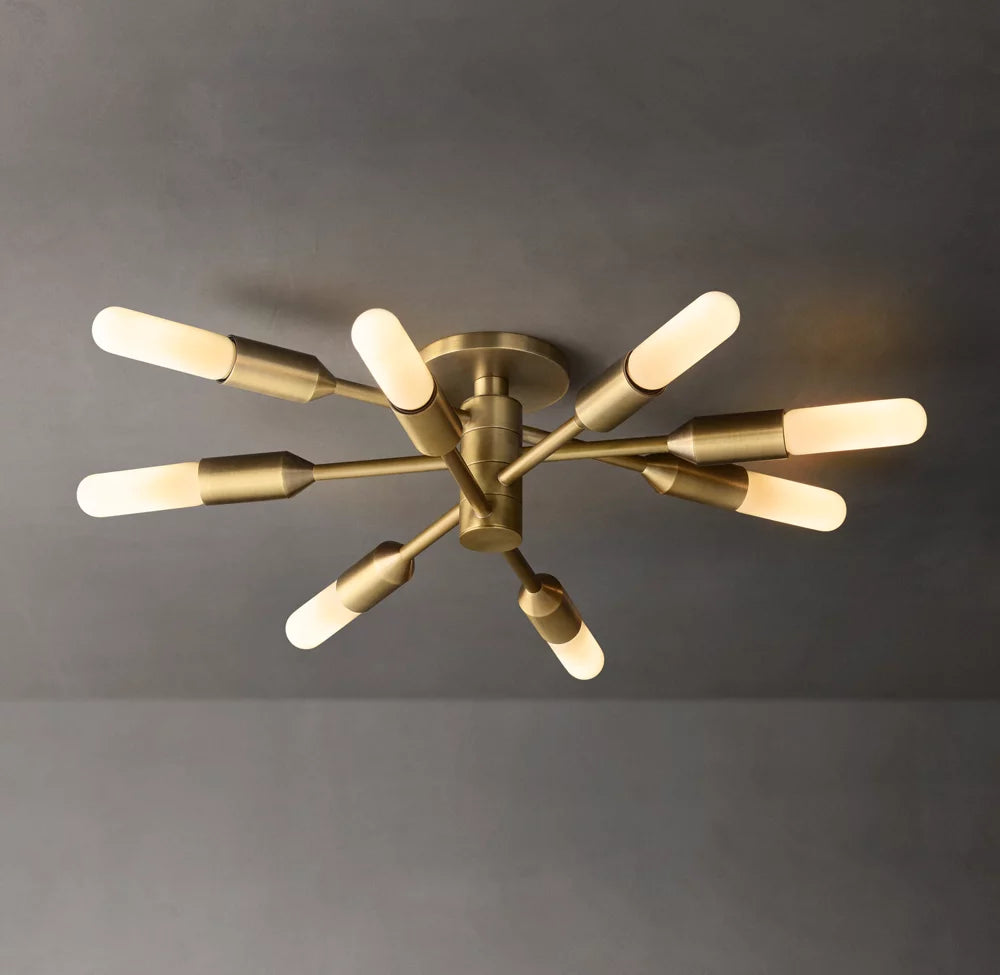 Low-Profile Brass Radial Flush Mount