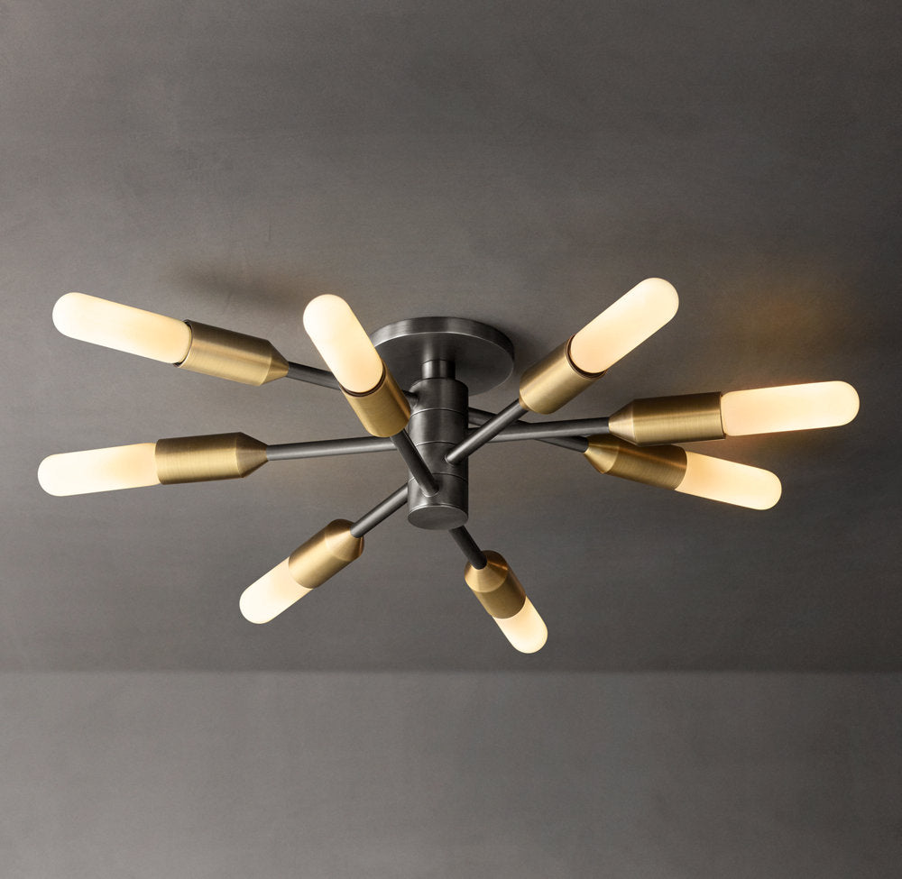 Low-Profile Brass Radial Flush Mount