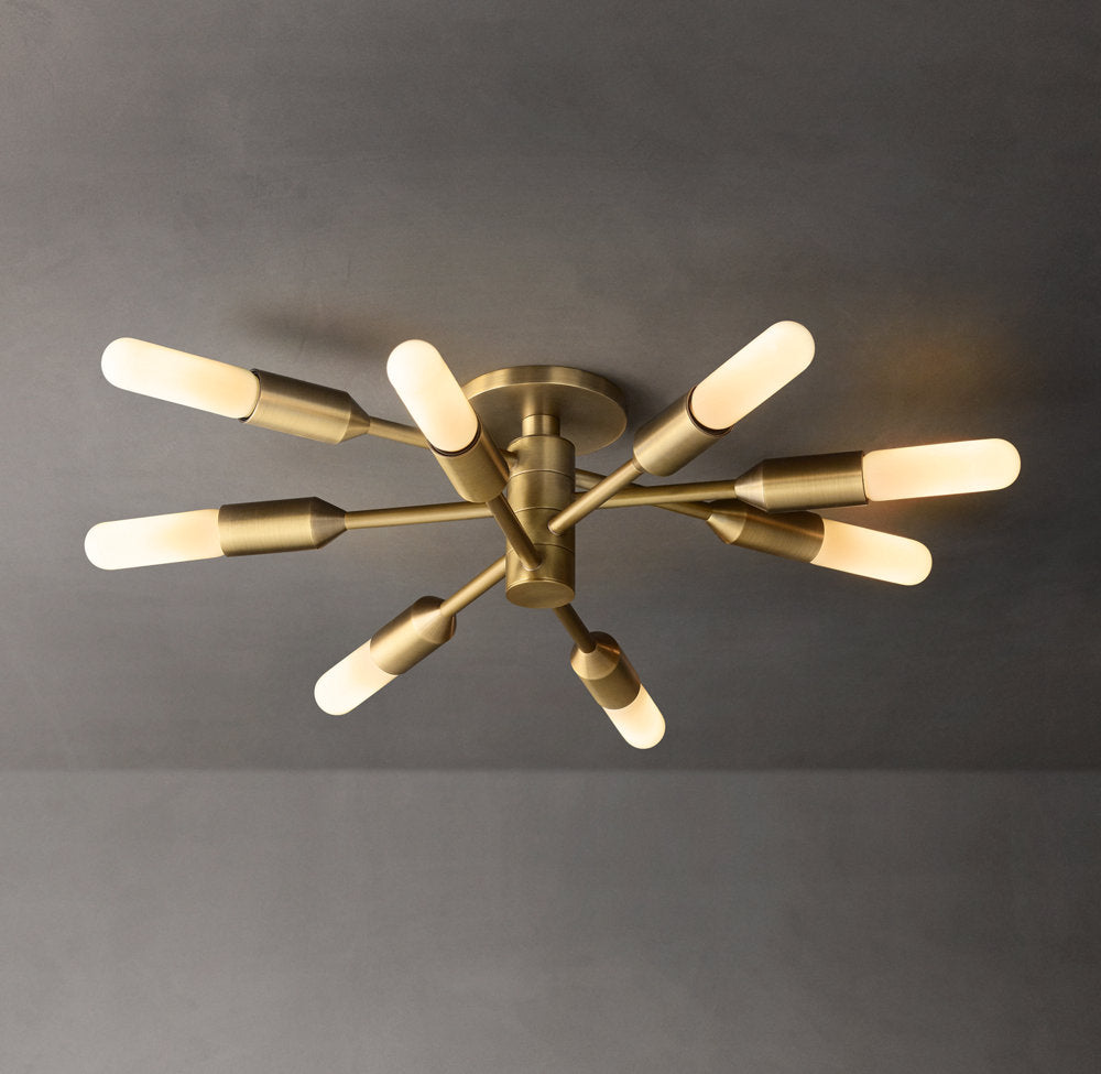 Low-Profile Brass Radial Flush Mount