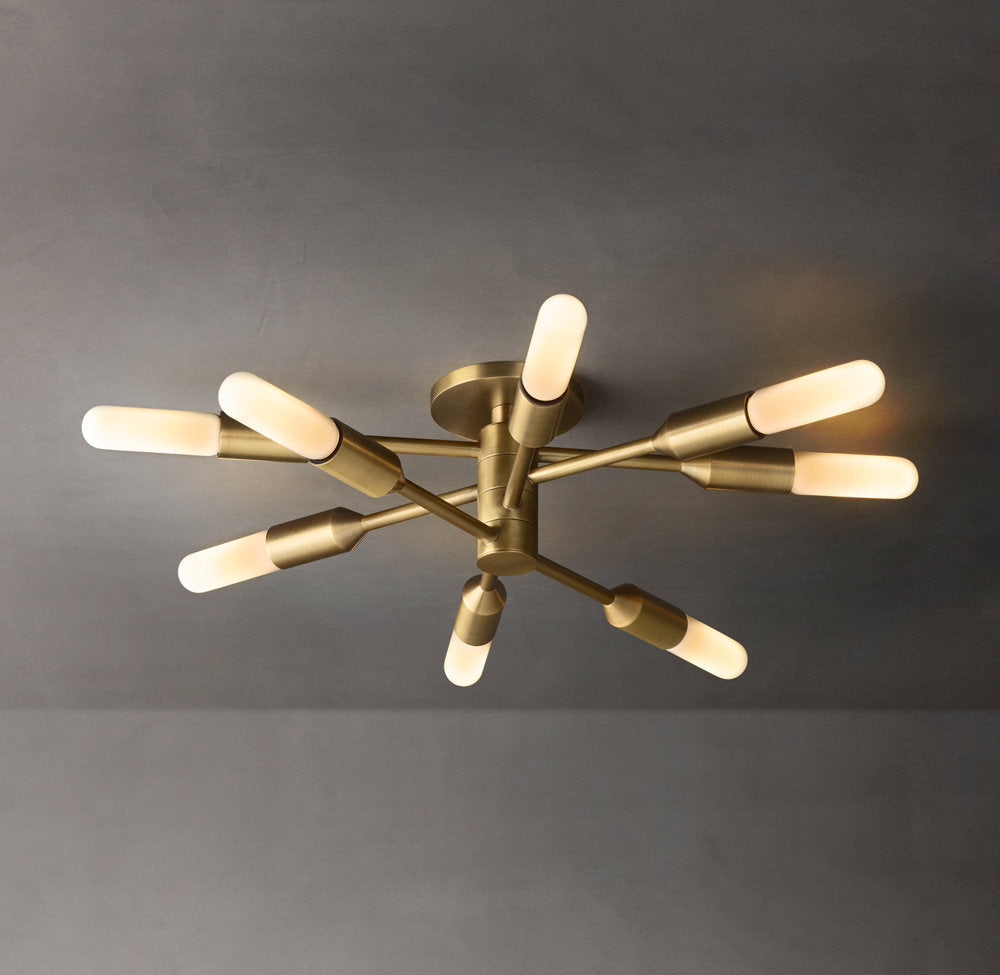 Low-Profile Brass Radial Flush Mount