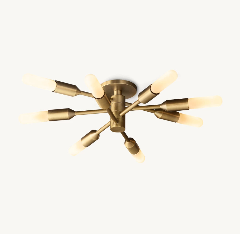 Low-Profile Brass Radial Flush Mount