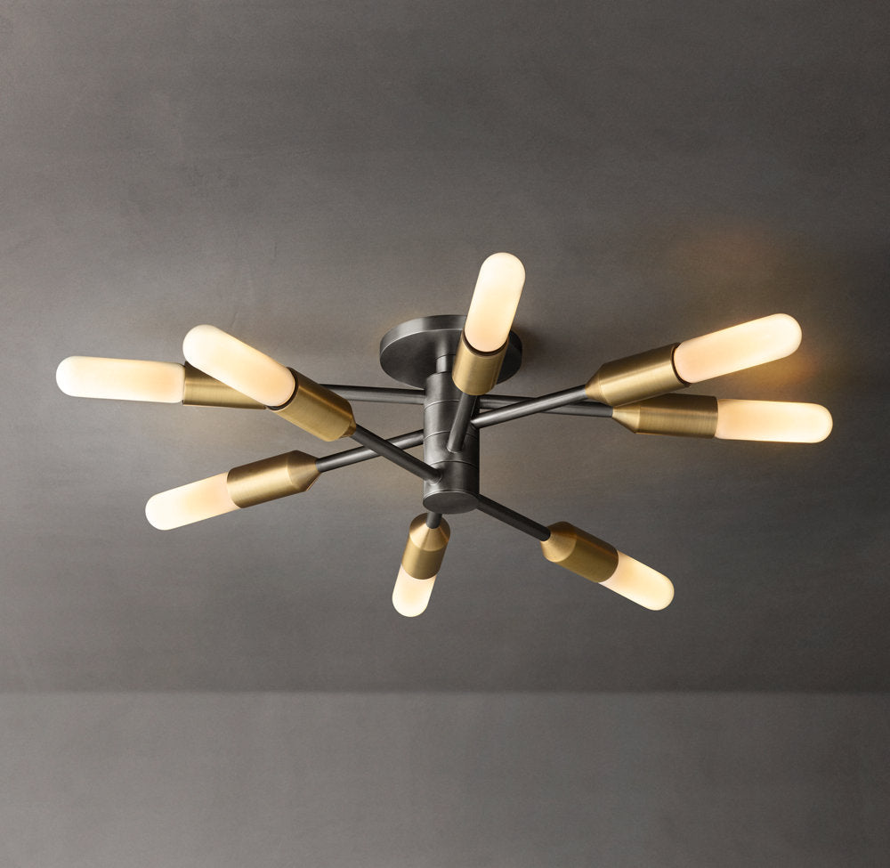 Low-Profile Brass Radial Flush Mount