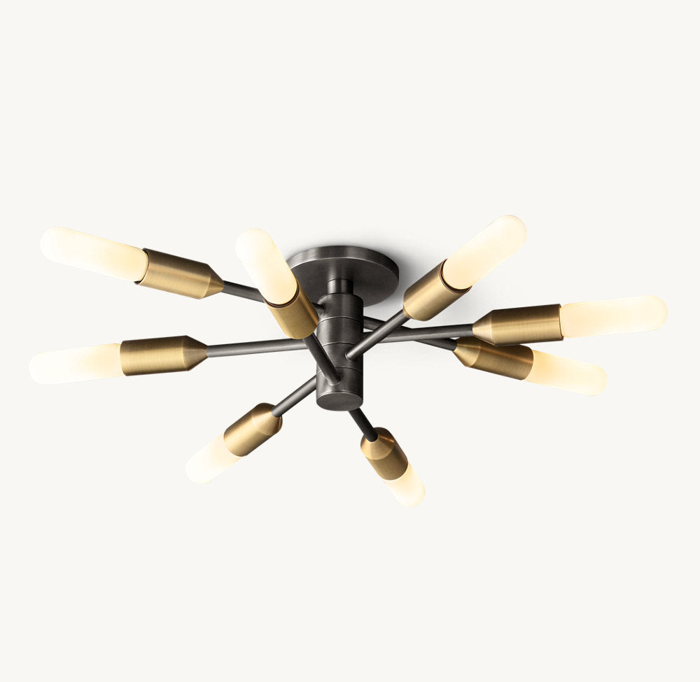 Low-Profile Brass Radial Flush Mount