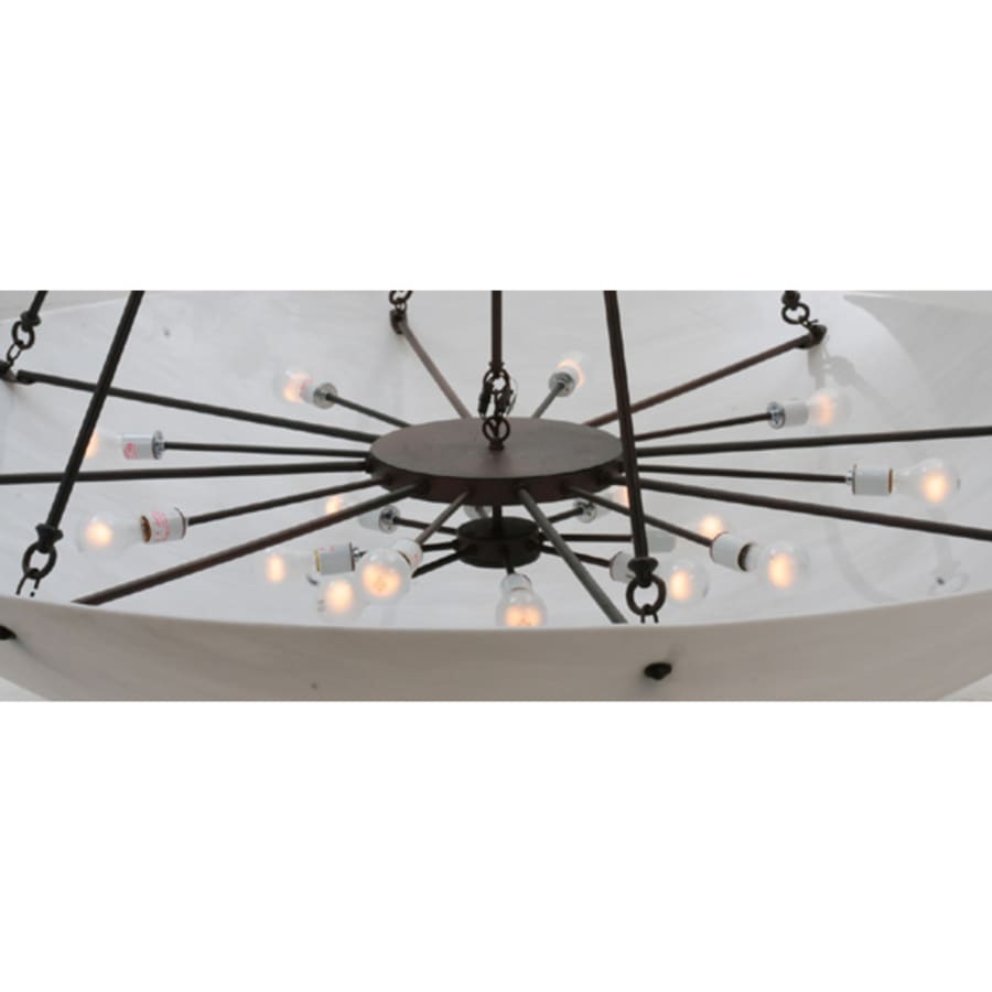 Meyda Tiffany Madison 16 Light 69" Wide Semi-Flush Bowl Ceiling Fixture