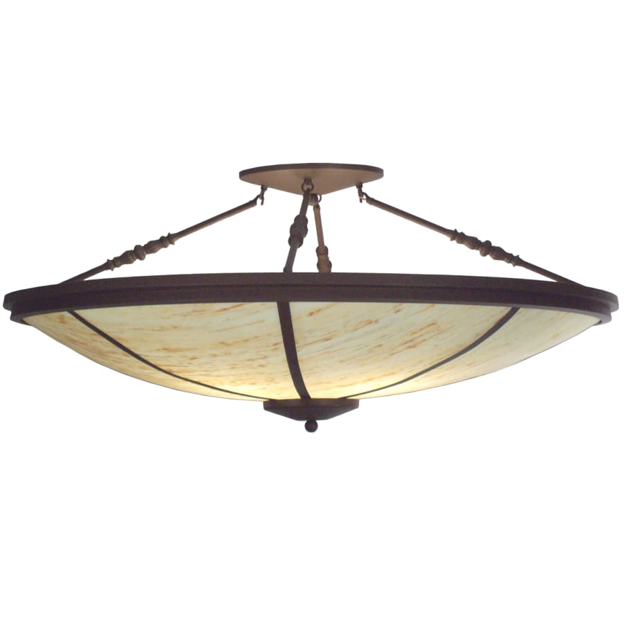 Meyda Tiffany 45.5" W Commerce Semi-Flushmount Ceiling Fixture