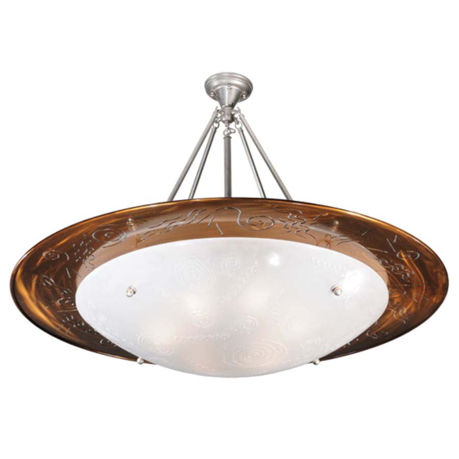 Meyda Tiffany Metro Fusion 6 Light 42" Wide Semi-Flush Bowl Ceiling Fixture