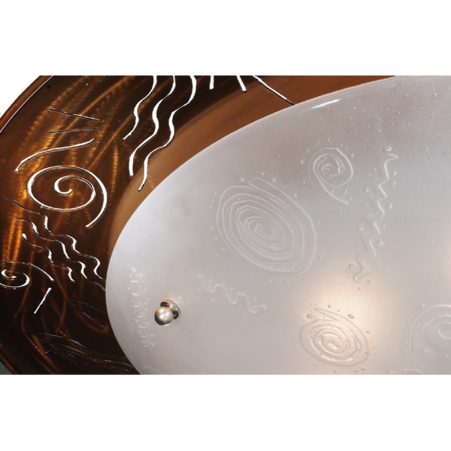 Meyda Tiffany Metro Fusion 6 Light 42" Wide Semi-Flush Bowl Ceiling Fixture