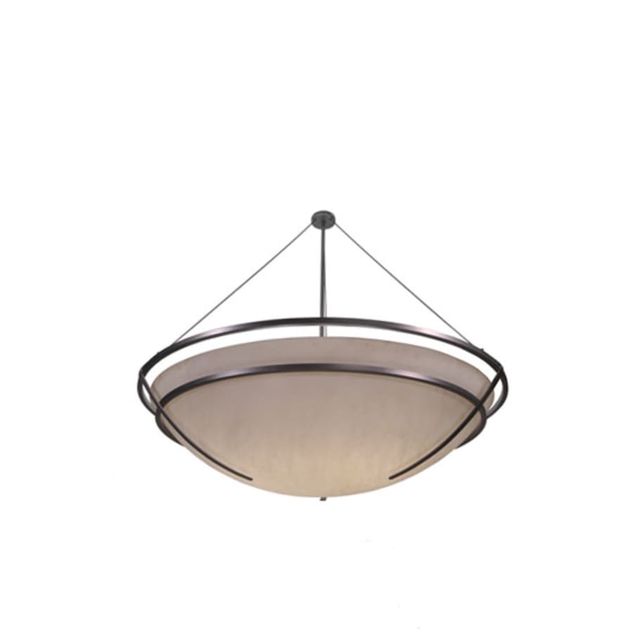 Meyda Tiffany Azimuth 10 Light 75" Wide Semi-Flush Bowl Ceiling Fixture