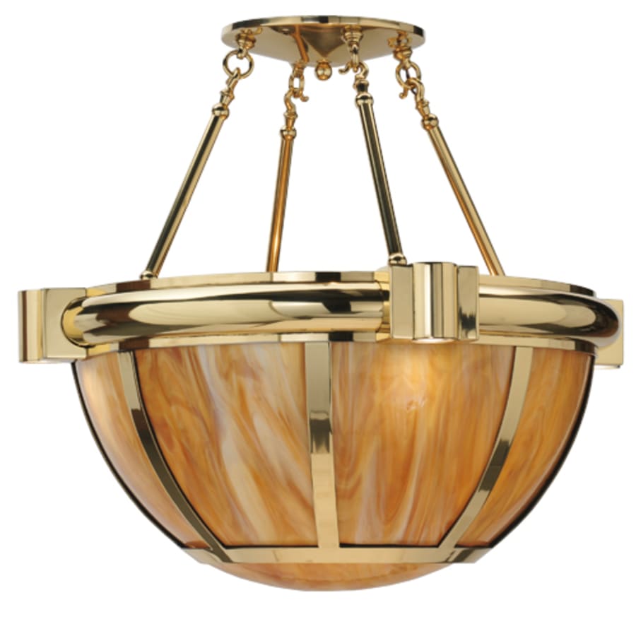 Meyda Tiffany Auburn 33" Wide Semi-Flush Bowl Ceiling Fixture