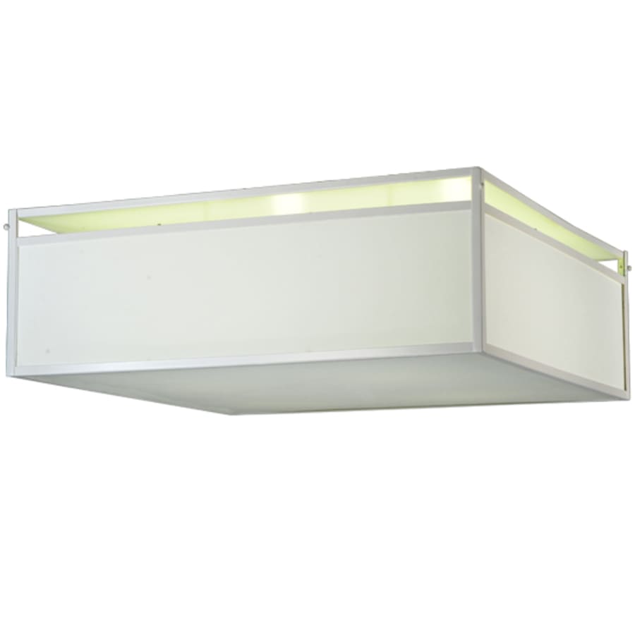 Meyda Tiffany Quadrato Illusion 4 Light 51" Wide Semi-Flush Ceiling Fixture