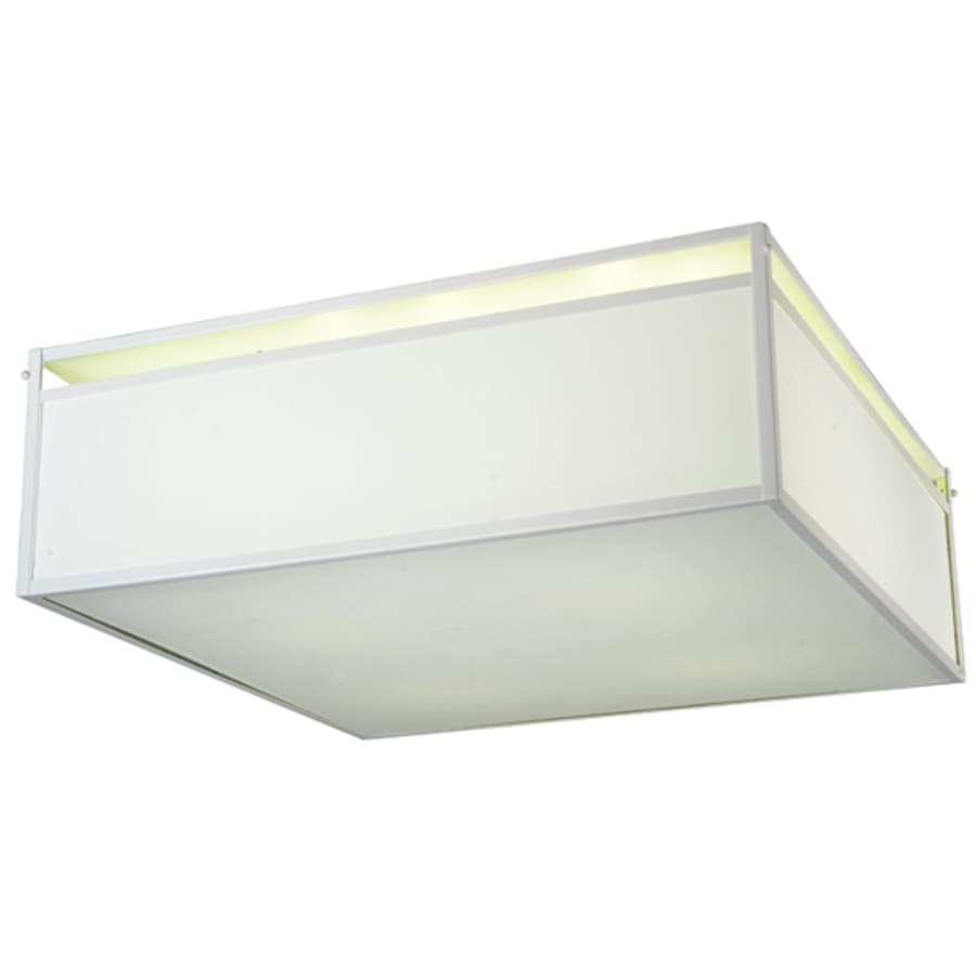 Meyda Tiffany Quadrato Illusion 4 Light 51" Wide Semi-Flush Ceiling Fixture