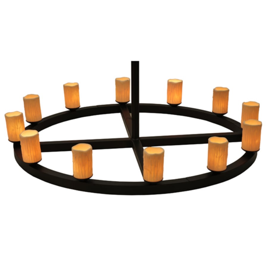 Meyda Tiffany Horizon Ring 12 Light 61" Wide Semi-Flush Ceiling Fixture