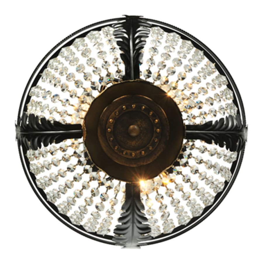 Meyda Tiffany Chrisanne 3 Light 16" Wide Semi-Flush Bowl Ceiling Fixture