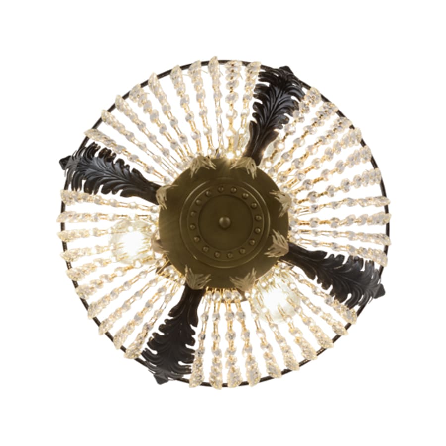Meyda Tiffany Chrisanne 3 Light 16" Wide Semi-Flush Bowl Ceiling Fixture