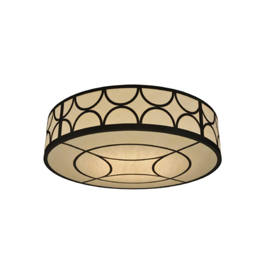 Meyda Tiffany Revival Deco Cilindro 8 Light 48" Wide Flush Mount Drum Ceiling Fixture