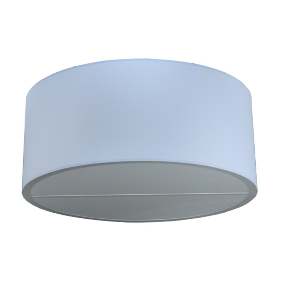 Meyda Tiffany Cilindro 6 Light 60" Wide Flush Mount Drum Ceiling Fixture - Nickel Finish - GU24 Bulb Base