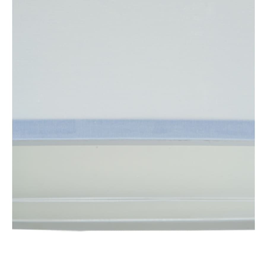 Meyda Tiffany Cilindro 6 Light 60" Wide Flush Mount Drum Ceiling Fixture - Nickel Finish - GU24 Bulb Base
