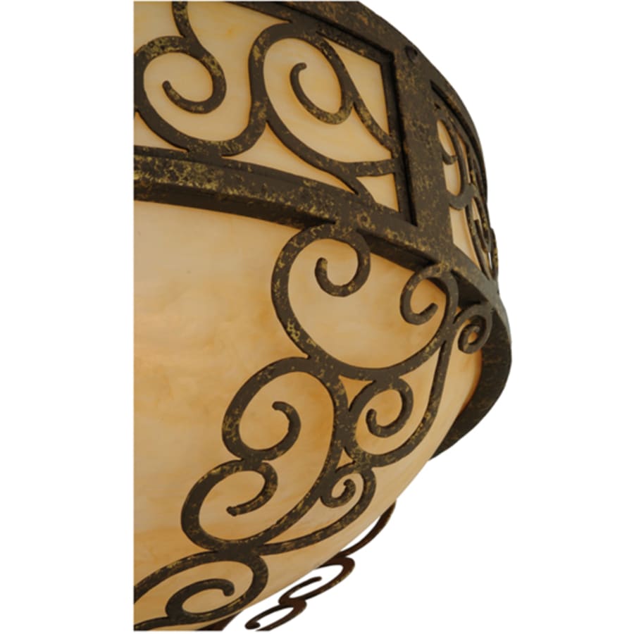 Meyda Tiffany Lilliana 3 Light 21" Wide Flush Mount Bowl Ceiling Fixture
