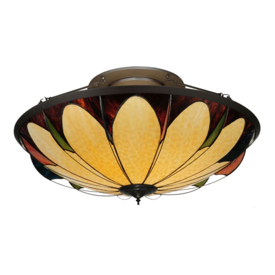 Meyda Tiffany Cowette 6 Light 42" Wide Semi-Flush Bowl Ceiling Fixture