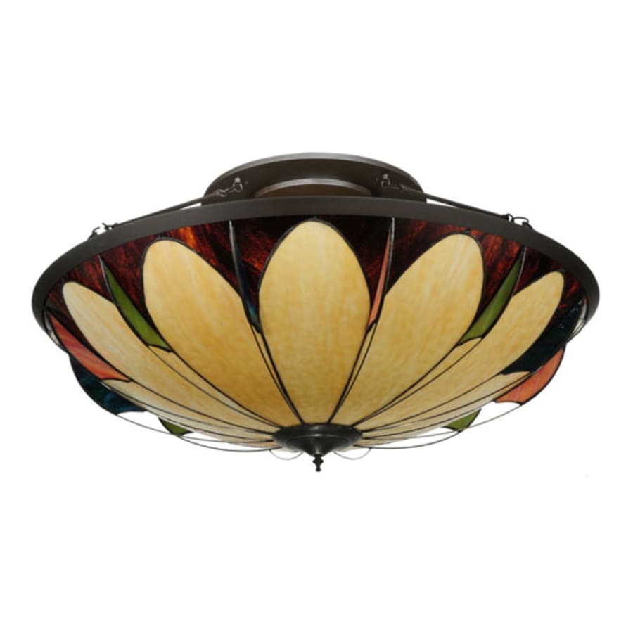 Meyda Tiffany Cowette 6 Light 42" Wide Semi-Flush Bowl Ceiling Fixture