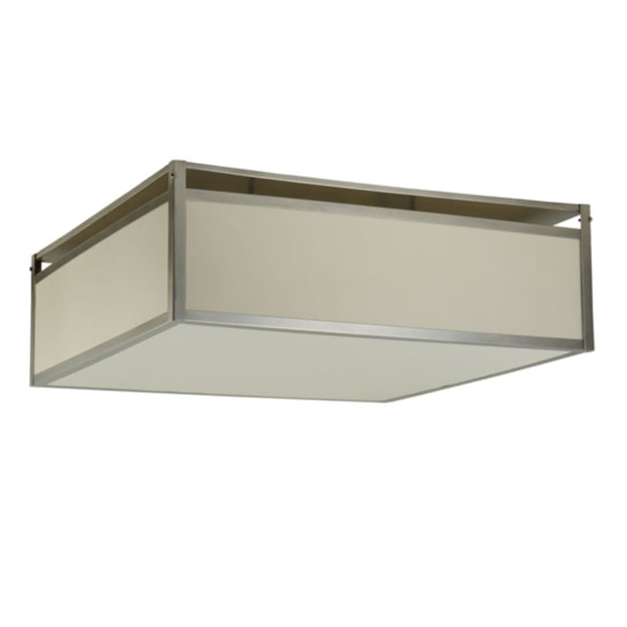 Meyda Tiffany Quadrato Illusion 4 Light 36" Wide Semi-Flush Square Ceiling Fixture