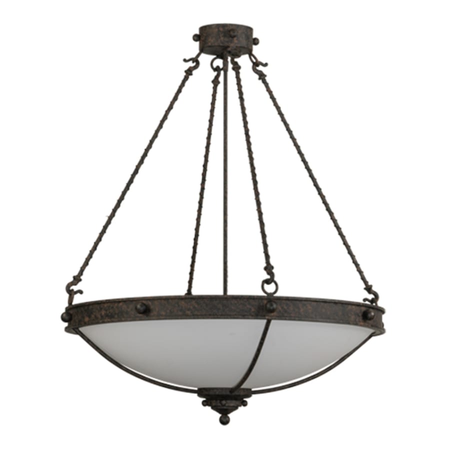 Meyda Tiffany Freya 6 Light 30" Wide Semi-Flush Bowl Ceiling Fixture