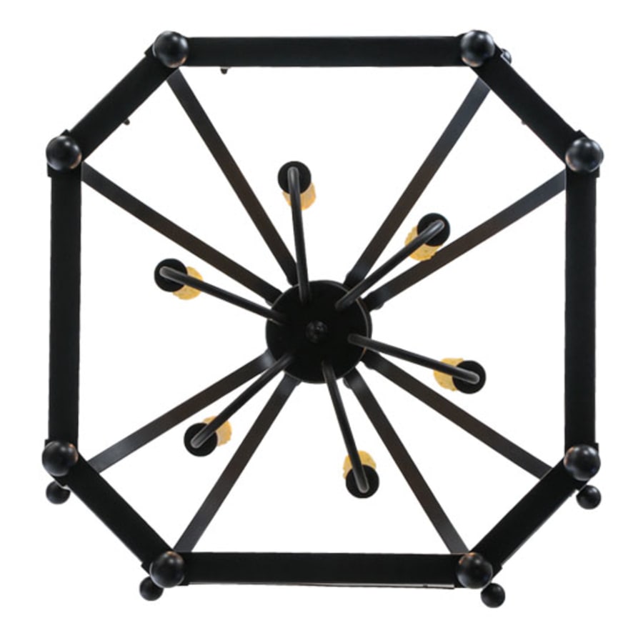 Meyda Tiffany Citadel 6 Light 33" Wide Taper Candle Pendant