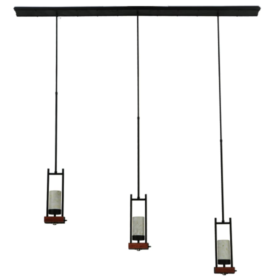 Meyda Tiffany Grand Terrace 3 Light 6" Wide Pillar Candle Multi Light Pendant