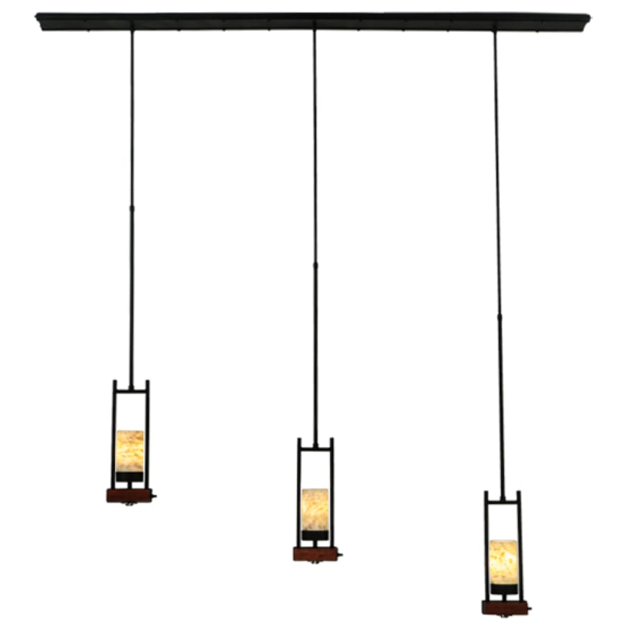 Meyda Tiffany Grand Terrace 3 Light 6" Wide Pillar Candle Multi Light Pendant