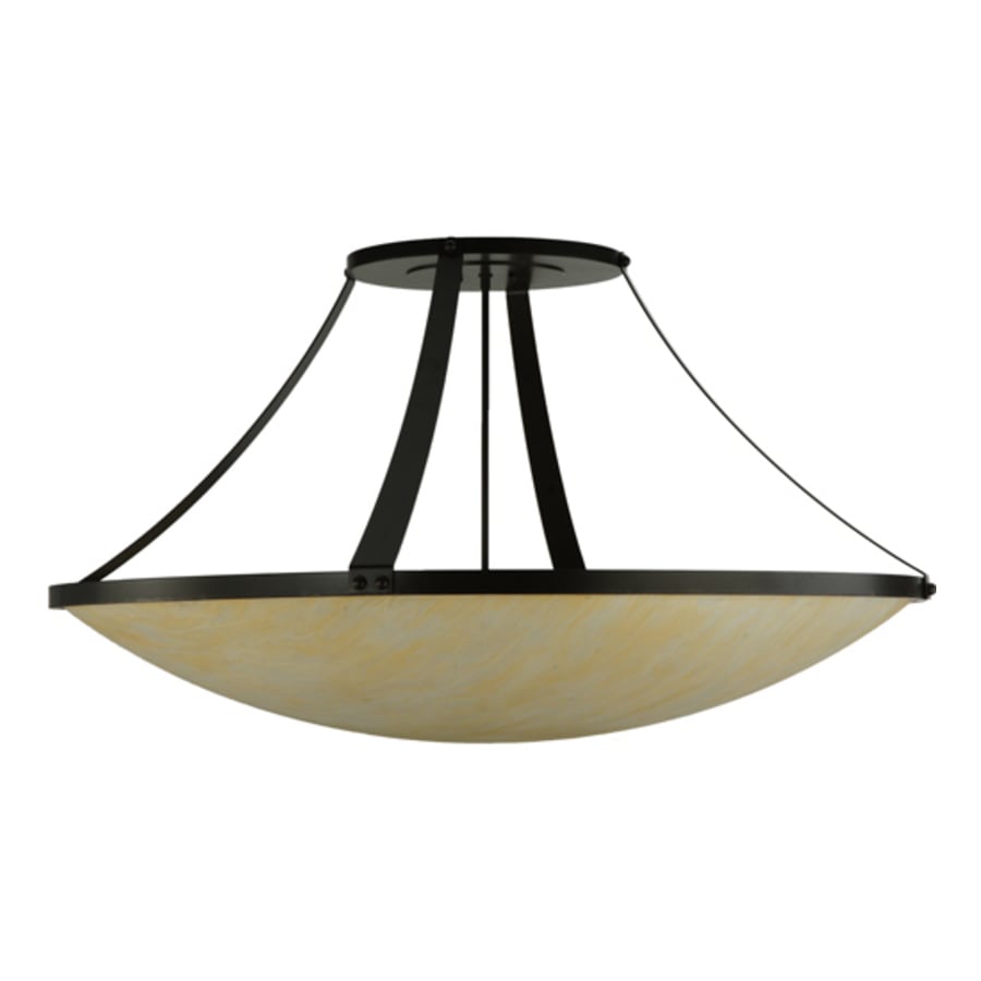 Meyda Tiffany Urban 8 Light 44" Wide Semi-Flush Bowl Ceiling Fixture