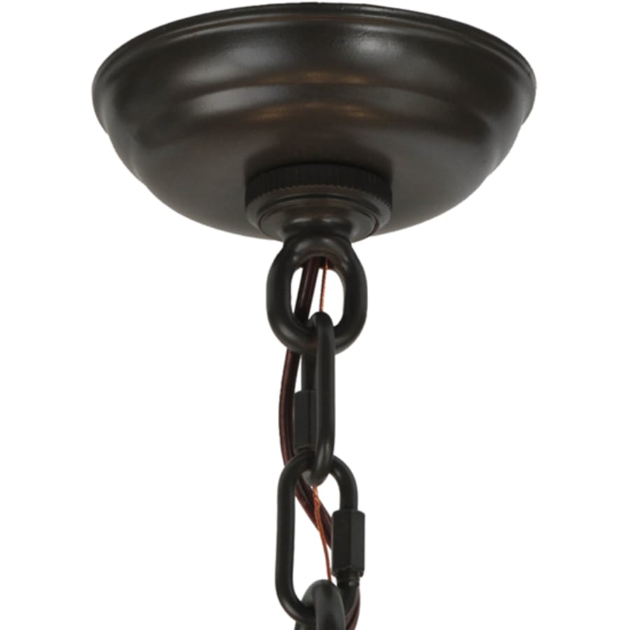 Meyda Tiffany Greenbriar Oak 6 Light 45" Wide Pendant