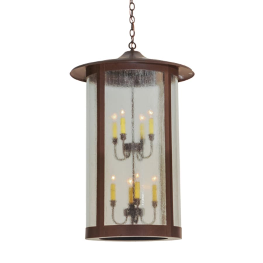 Meyda Tiffany Fulton 8 Light 24" Wide Taper Candle Pendant
