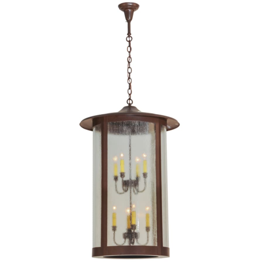 Meyda Tiffany Fulton 8 Light 24" Wide Taper Candle Pendant