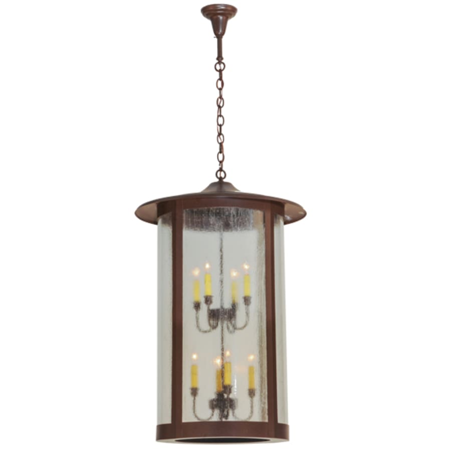 Meyda Tiffany Fulton 8 Light 24" Wide Taper Candle Pendant