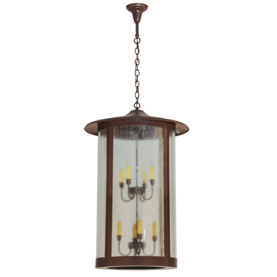 Meyda Tiffany Fulton 8 Light 24" Wide Taper Candle Pendant