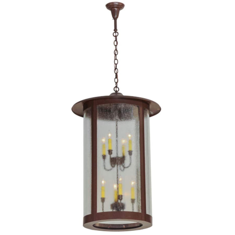 Meyda Tiffany Fulton 8 Light 24" Wide Taper Candle Pendant