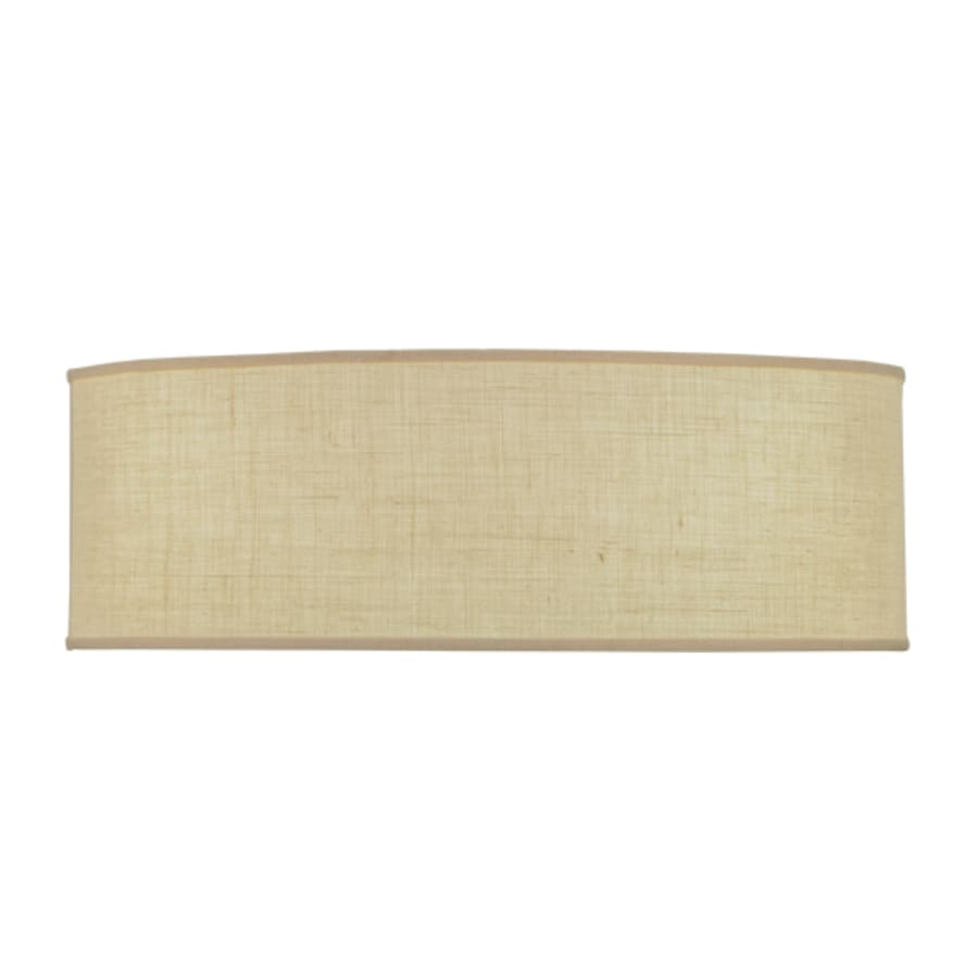 Meyda Tiffany Cilindro 3 Light 36" Wide Semi-Flush Drum Ceiling Fixture with White Burlap Shade - Nickel Finish - GX24q-3 Bulb Base