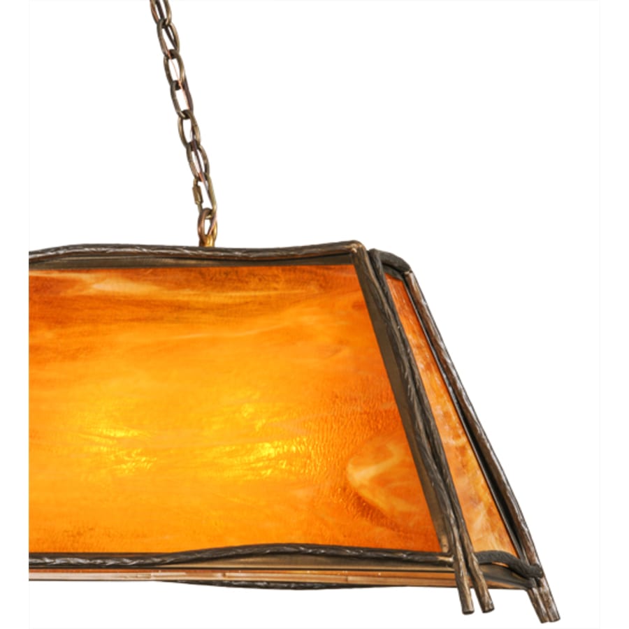 Meyda Tiffany Sticks 4 Light 42" Wide Linear Pendant