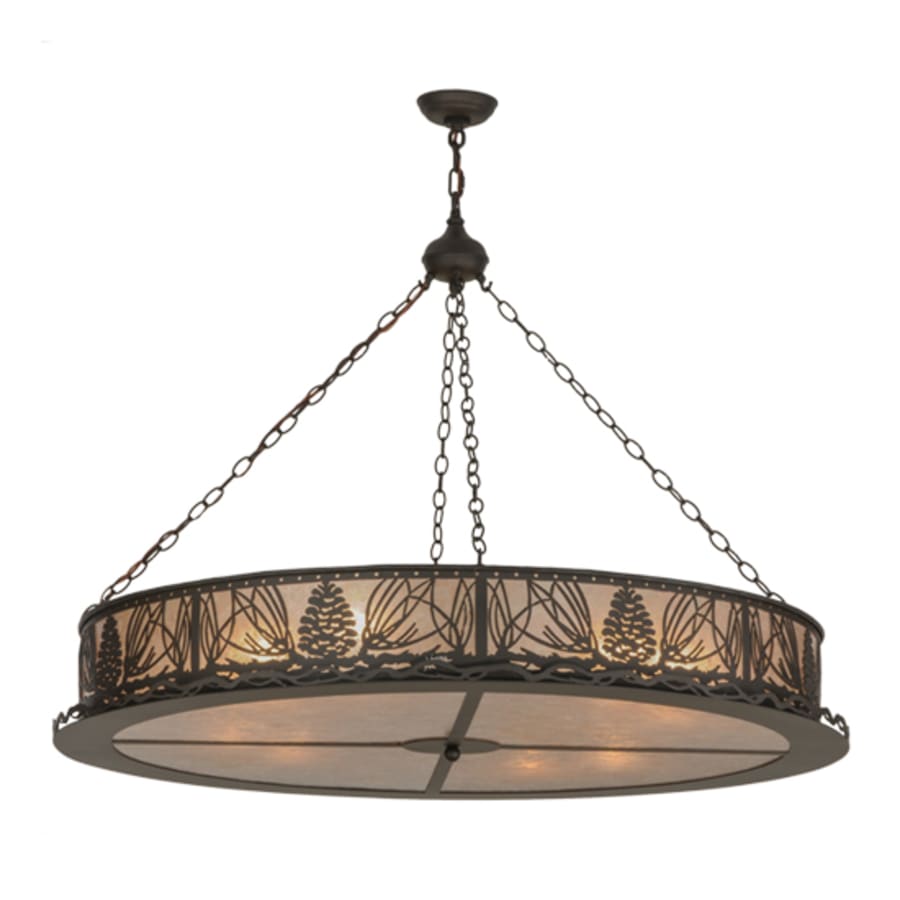 Meyda Tiffany Mountain Pine 8 Light 48" Wide Suspension Pendant