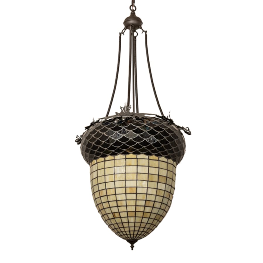 Meyda Tiffany Greenbriar Oak 3 Light 24" Wide Pendant