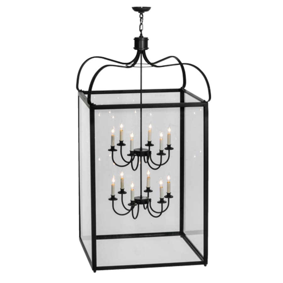 Meyda Tiffany Rennes 12 Light 43" Wide Taper Candle Pendant