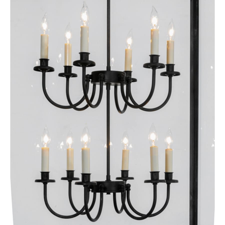 Meyda Tiffany Rennes 12 Light 43" Wide Taper Candle Pendant