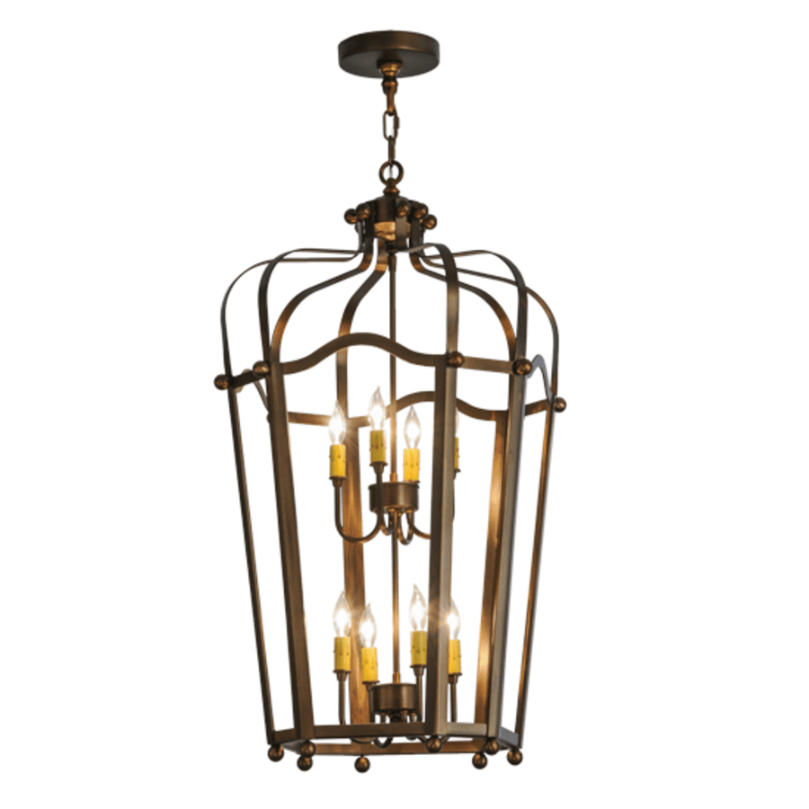 Meyda Tiffany Citadel 8 Light 22" Wide Taper Candle Pendant